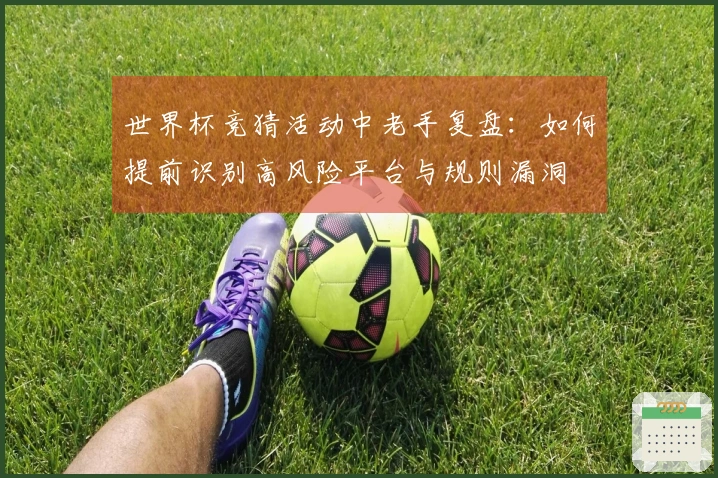 世界杯竞猜活动中老手复盘：如何提前识别高风险平台与规则漏洞